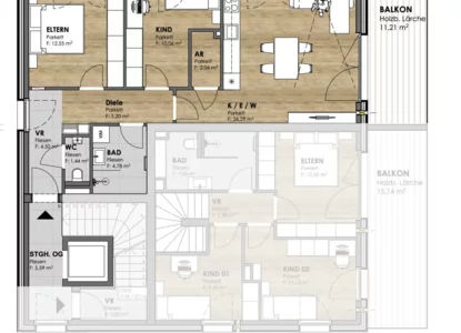 Objekt Saalfelden - Raumwunder 3 Zimmer Neubauwohnung in Saalfelden